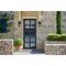 Westinghouse Fixture Wall Outdoor 60W Burnham, Textured Black Clear Seeded Glass 6120800 - alternate 2